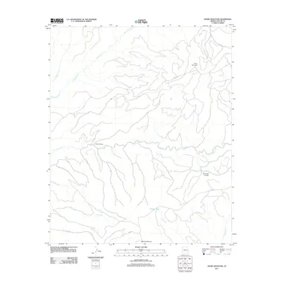 2011 Map of Odart Mountain, 2011 Print