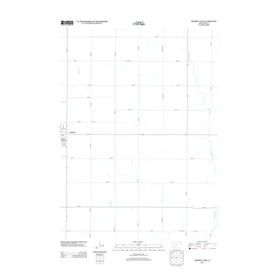 2013 Map of Odebolt East, 2013 Print