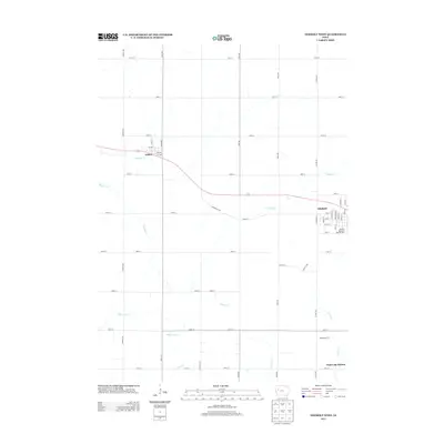 2013 Map of Odebolt West, 2013 Print