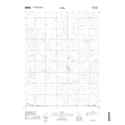 2017 Map of Odell, 2017 Print