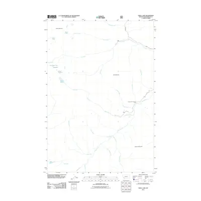 2011 Map of Odell Lake, 2011 Print