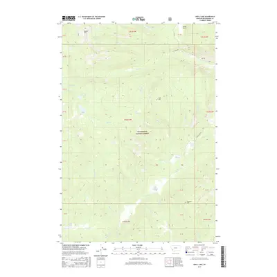 2017 Map of Odell Lake, 2017 Print