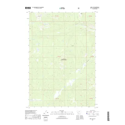 2020 Map of Odell Lake, 2020 Print