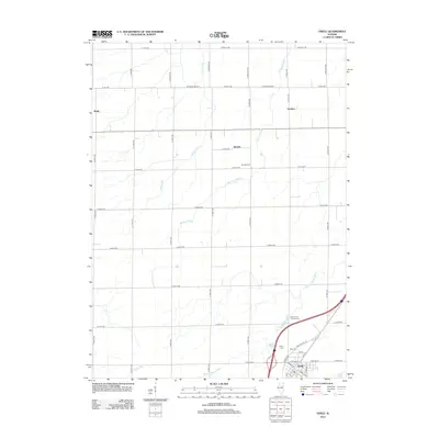 2012 Map of Odell, 2012 Print