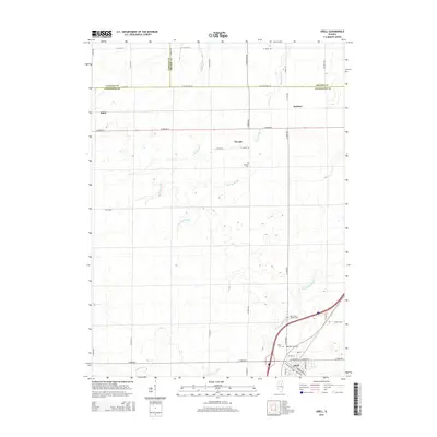 2015 Map of Odell, 2015 Print
