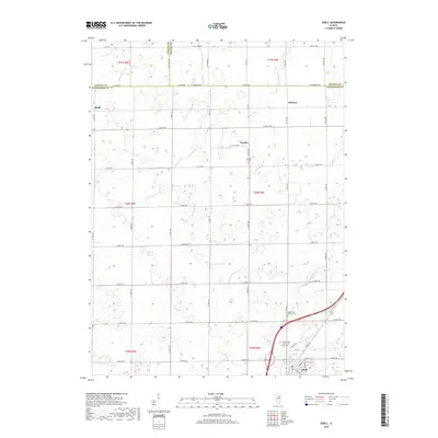 2018 Map of Odell, 2018 Print