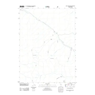 2011 Map of Odell Mountain, 2011 Print