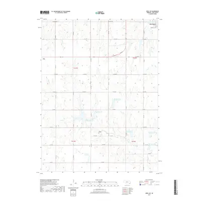 2017 Map of Odell NE, 2017 Print