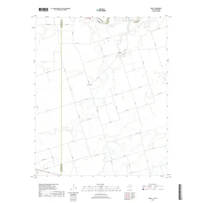 2019 Map of Odell, 2019 Print