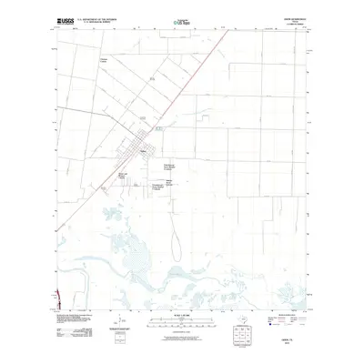 2010 Map of Odem, 2010 Print