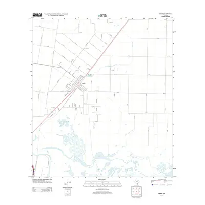 2013 Map of Odem, 2013 Print