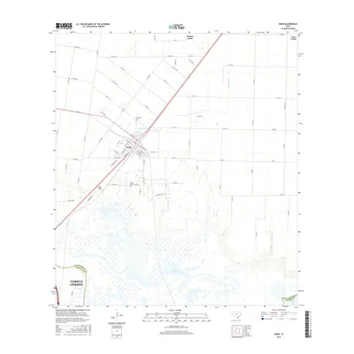 2016 Map of Odem, 2016 Print