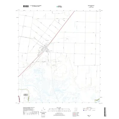 2019 Map of Odem, 2019 Print