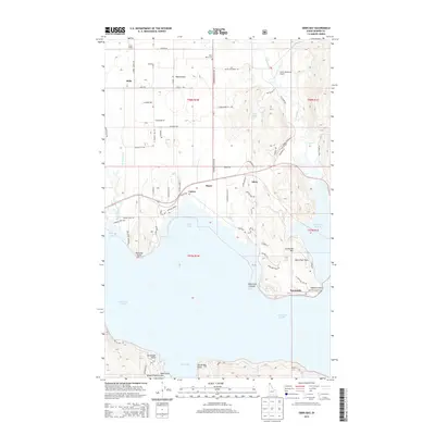 2013 Map of Oden Bay, 2013 Print