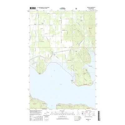 2017 Map of Oden Bay, 2017 Print