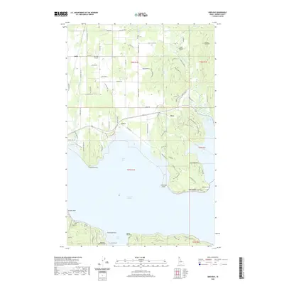 2020 Map of Oden Bay, 2020 Print