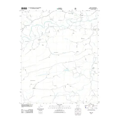 2011 Map of Oden, 2011 Print