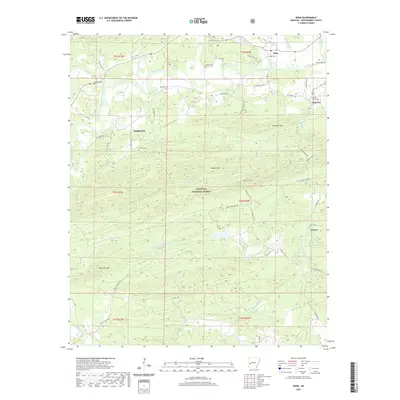 2020 Map of Oden, 2020 Print