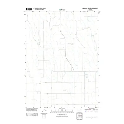 2011 Map of Odencranze Table South, 2011 Print