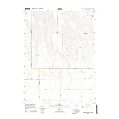 2014 Map of Odencranze Table South, 2014 Print