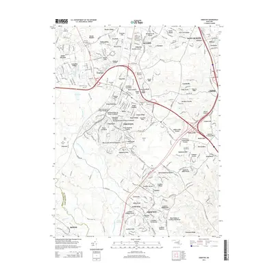 2014 Map of Odenton, 2014 Print