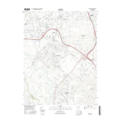 2016 Map of Odenton, 2016 Print