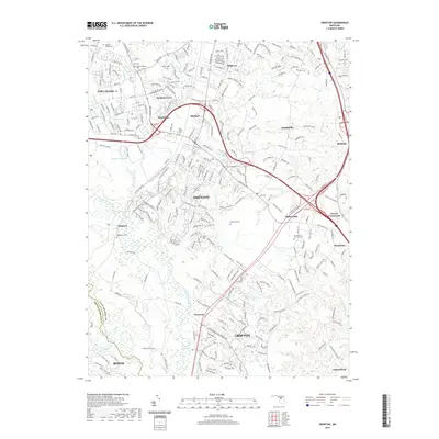 2019 Map of Odenton, 2019 Print