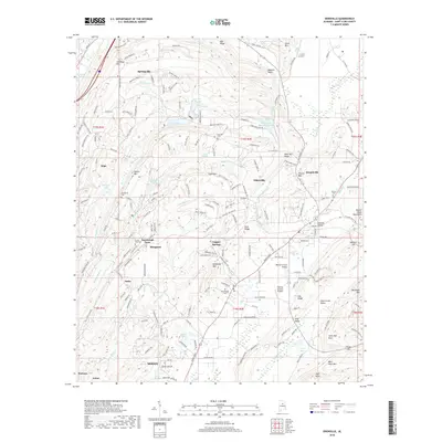 2018 Map of Odenville, 2018 Print