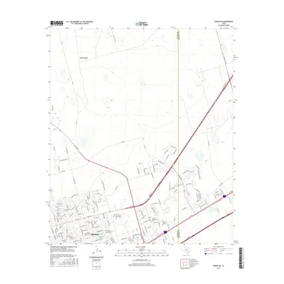 2016 Map of Odessa NE, 2016 Print
