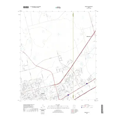 2019 Map of Odessa NE, 2019 Print