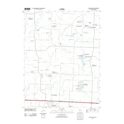 2012 Map of Odessa North, 2012 Print