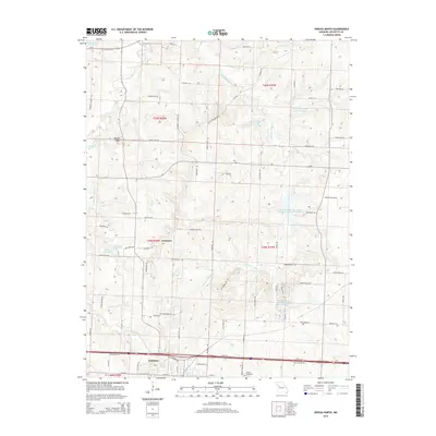 2015 Map of Odessa North, 2015 Print
