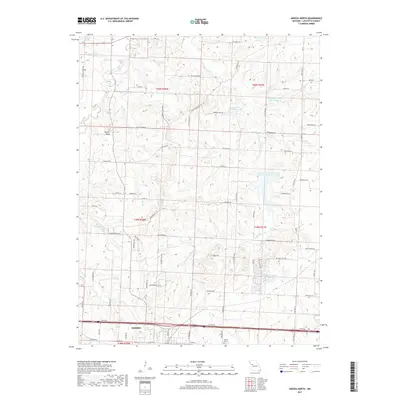 2017 Map of Odessa North, 2017 Print