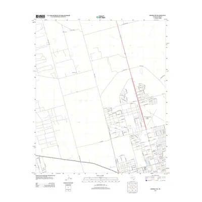 2013 Map of Odessa NW, 2013 Print