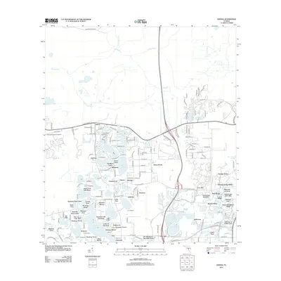 2012 Map of Odessa, 2012 Print