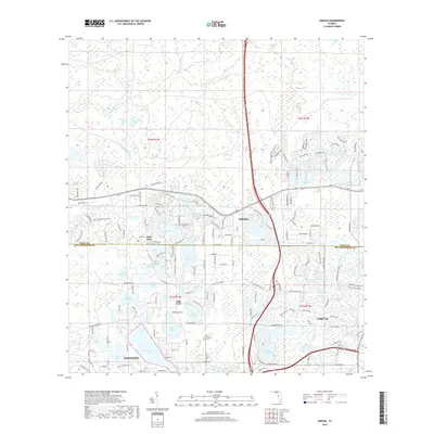 2018 Map of Odessa, 2018 Print