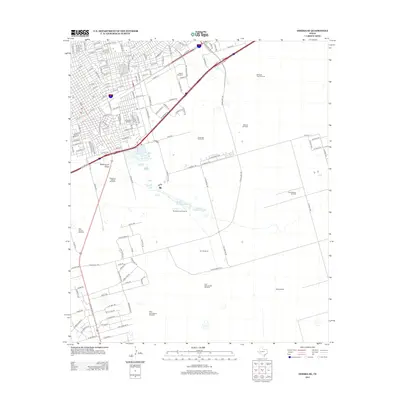 2012 Map of Odessa SE, 2012 Print