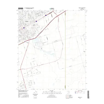 2016 Map of Odessa SE, 2016 Print