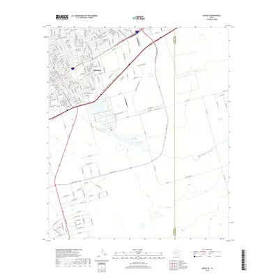 2019 Map of Odessa SE, 2019 Print