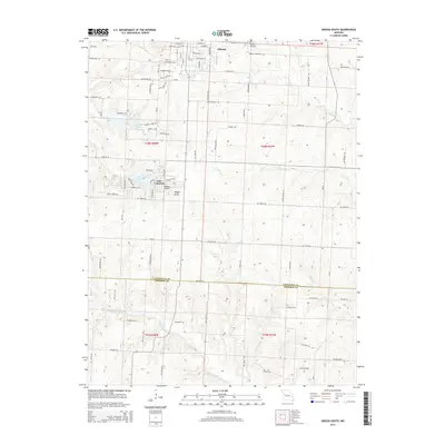 2014 Map of Odessa South, 2014 Print