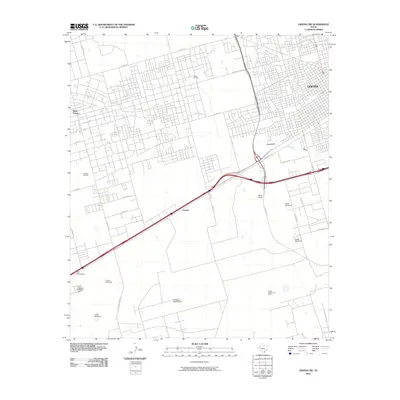 2010 Map of Odessa SW, 2010 Print