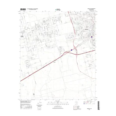 2016 Map of Odessa SW, 2016 Print