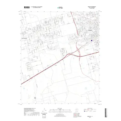 2019 Map of Odessa SW, 2019 Print
