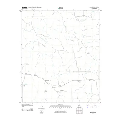2011 Map of Odessadale, 2011 Print