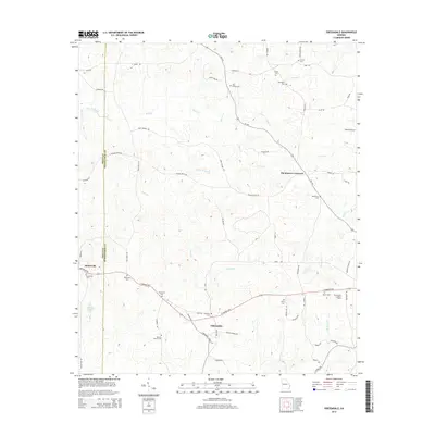 2014 Map of Odessadale, 2014 Print