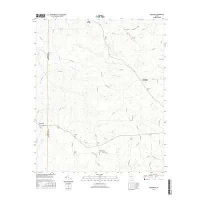 2017 Map of Odessadale, 2017 Print