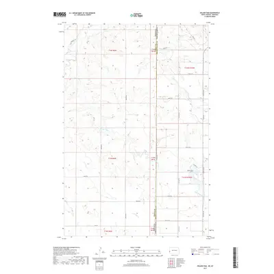 2017 Map of Odland Dam, 2017 Print