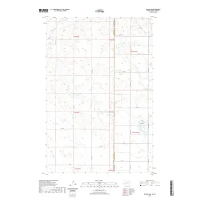 2020 Map of Odland Dam, 2020 Print