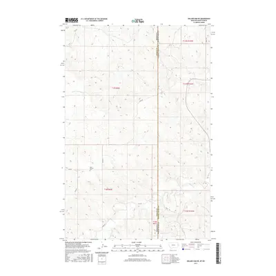 2017 Map of Odland Dam NE, 2017 Print