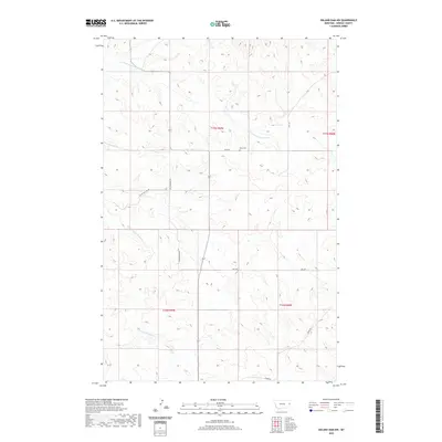 2020 Map of Odland Dam NW, 2020 Print